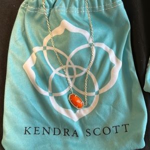 Orange Kendra Scott Necklace